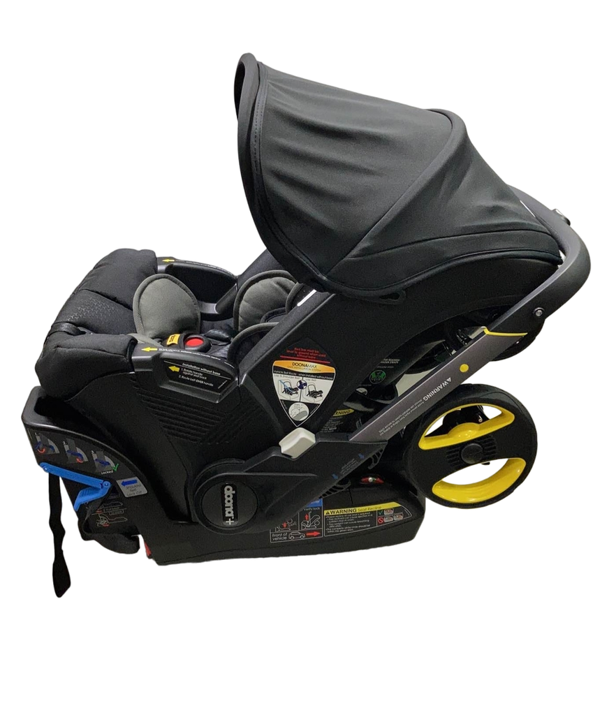 Doona Infant Car Seat & Stroller Combo, 2022, Nitro Black