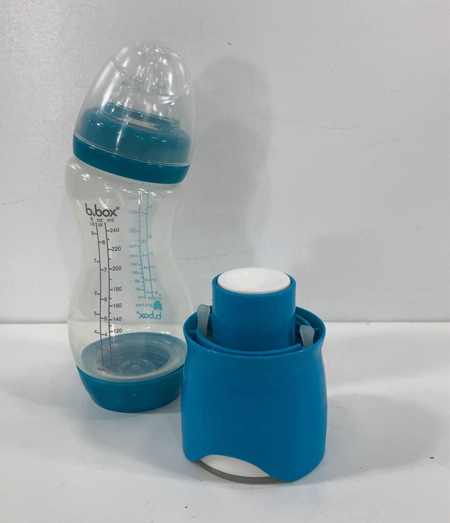 b.box Bottle And Dispenser Set, Aqua Grove