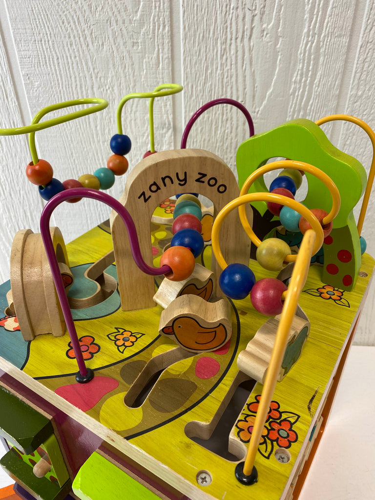 B. Toys Zany Zoo Wooden Activity Cube
