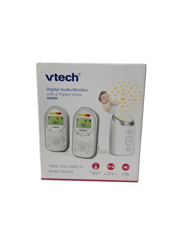 VTech TM8212-2 Audio Baby Monitor with 2 Parent Units, up to 1,000 ft of  Range and Vibrating Sound-Alert