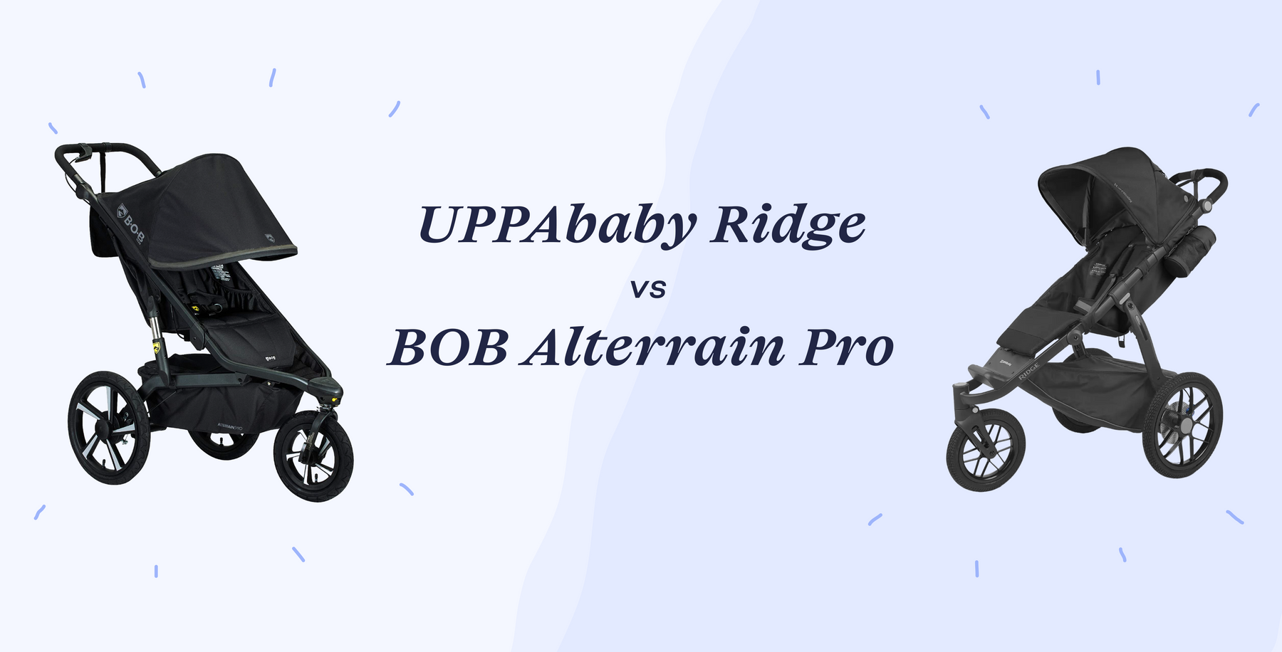 UPPAbaby Ridge vs. BOB: Jogging Stroller Comparison