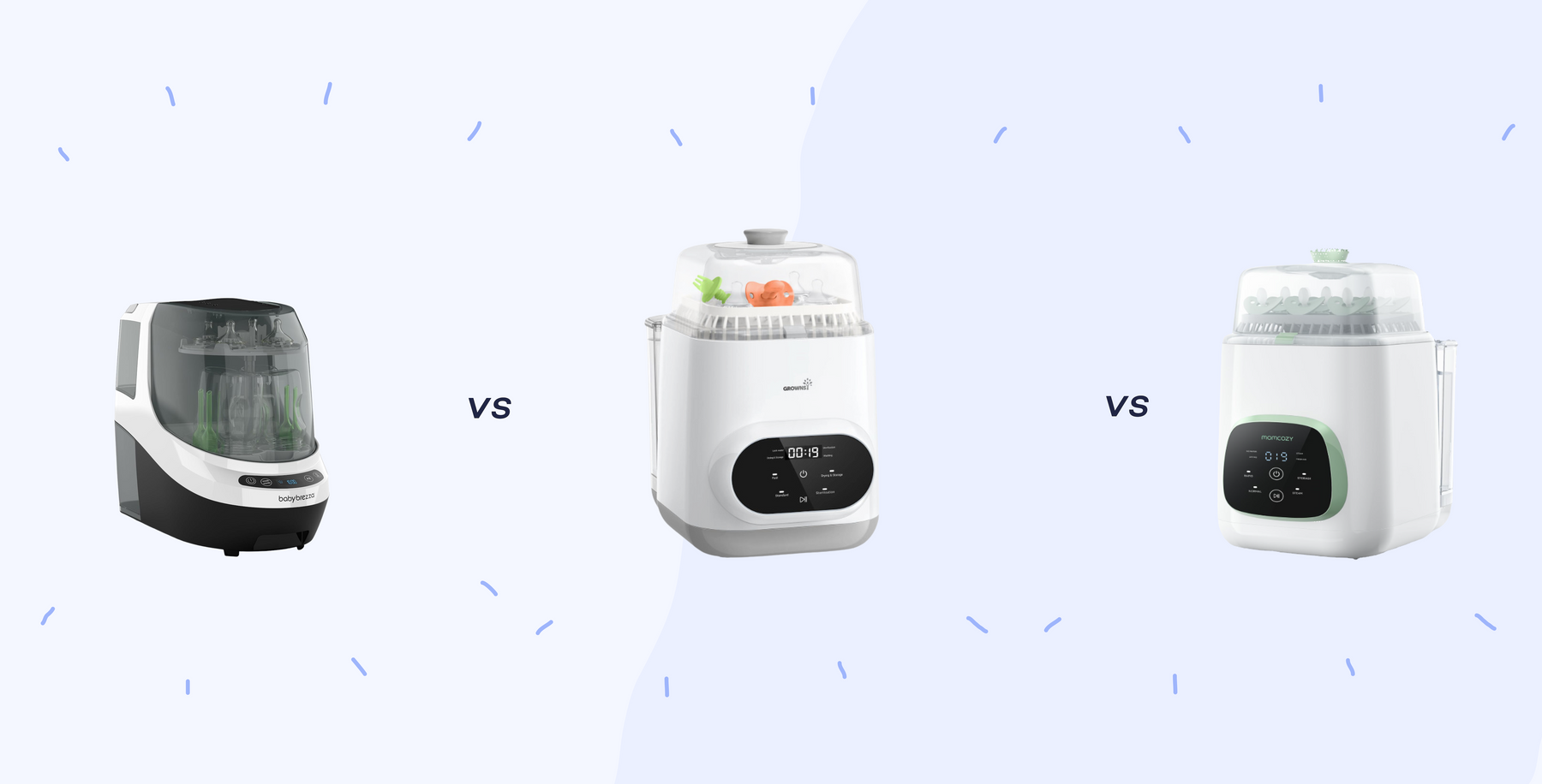 Baby Brezza vs. Momcozy vs. Grownsy Bottle Washers