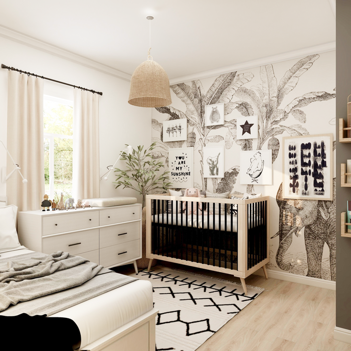 How To Decorate a Baby Nursery From Scratch (For Less)