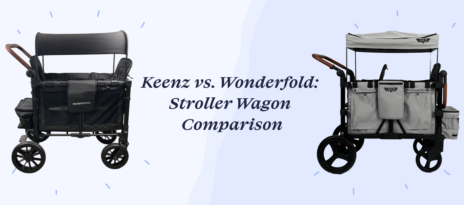 Keenz vs. Wonderfold: 2025 Stroller Wagon Comparison