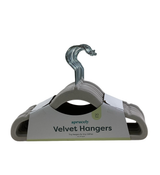 Shop Sprucely Velvet Hangers 20 Pack, Grey at GoodBuy Gear