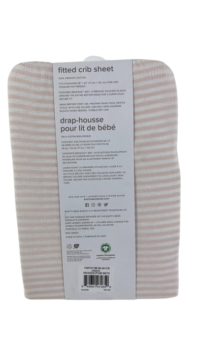 Shop Burt's Bees Baby Fitted Crib Sheet, Blossom, 28" x 52" at GoodBuy Gear