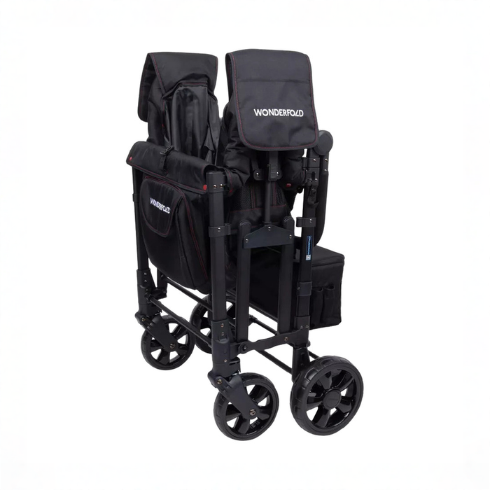 Shop Wonderfold W4 Luxe Pro Stroller Wagon, 2025, Jet Black at GoodBuy Gear