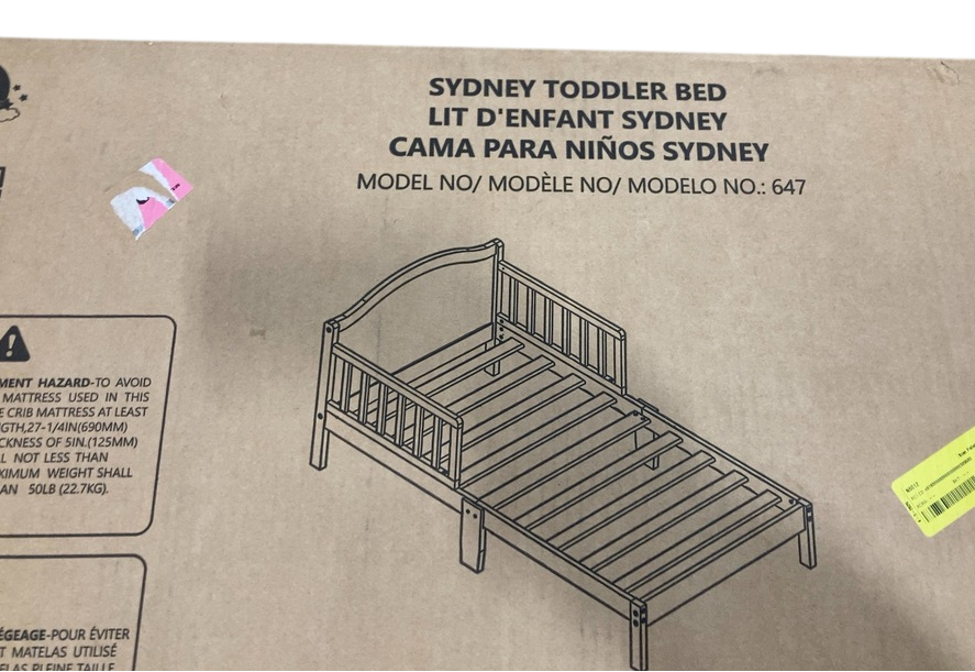 Shop Dream On Me Sydney Toddler Bed, Black at GoodBuy Gear