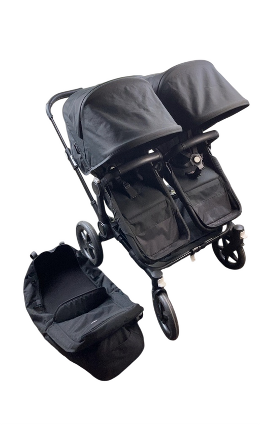 Shop Bugaboo Donkey 5 Duo Stroller, 2023, Black, Midnight Black, Midnight Black at GoodBuy Gear
