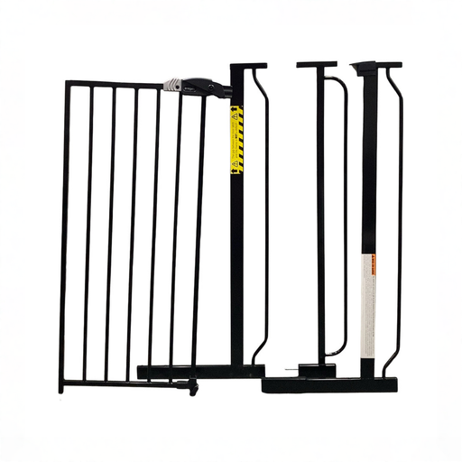 Shop Regalo Easy Step Extra Tall Safety Gate, Black at GoodBuy Gear