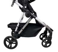 Shop Mockingbird Single to Double 2.0 Stroller, 2024, Black, Silver With Penny Leather, Windowpane at GoodBuy Gear