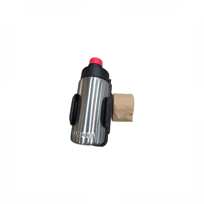 Shop Woom GLUG Stainless Steel Bottle + Bottle Cage, Stainless at GoodBuy Gear