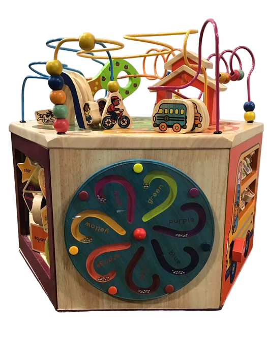 B. toys Youniversity Wooden Activity Cube