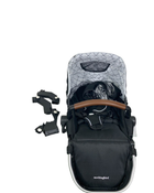 secondhand Mockingbird 2nd Seat Kit with Extendable Canopy, Black, Windowpane, Silver with Penny Leather, 2023