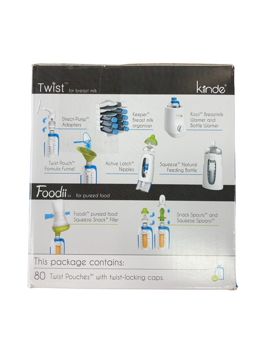 Shop Kiinde Twist Pouches, 6oz, 80 Pack at GoodBuy Gear