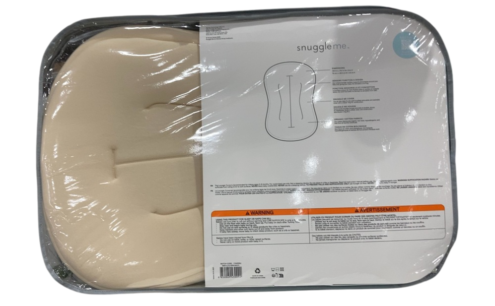 Shop Snuggle Me Organic Lounger Curve, Natural at GoodBuy Gear