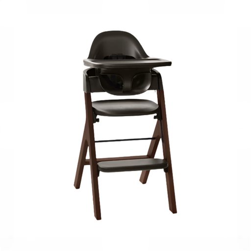 Shop Mockingbird High Chair, Charcoal Black, Espresso Beech at GoodBuy Gear