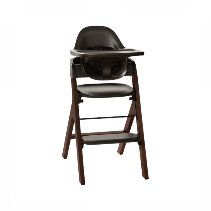 Shop Mockingbird High Chair, Charcoal Black, Espresso Beech at GoodBuy Gear