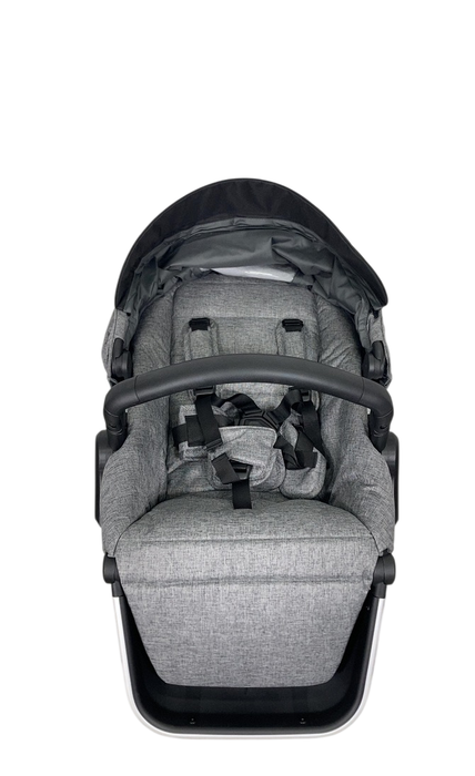 Shop Thule Sleek Sibling Seat, Aluminum, Grey Melange, 2024 at GoodBuy Gear