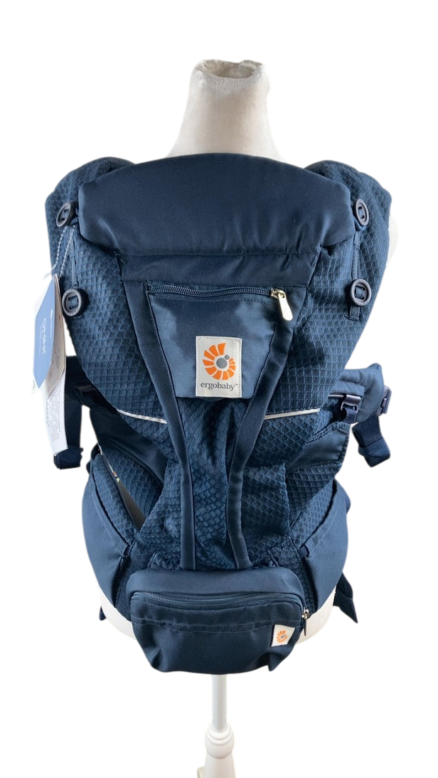 ergobaby breeze back carry Ergobaby Omni Breeze Baby Carrier, Midnight Blue