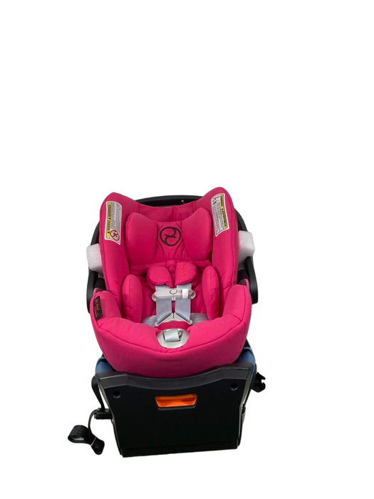 secondhand Cybex Cloud Q Infant Car Seat with SensorSafe, Passion Pink, 2021