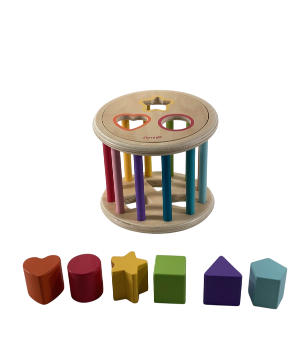 Shop Janod Wood Shape Sorter Drum at GoodBuy Gear