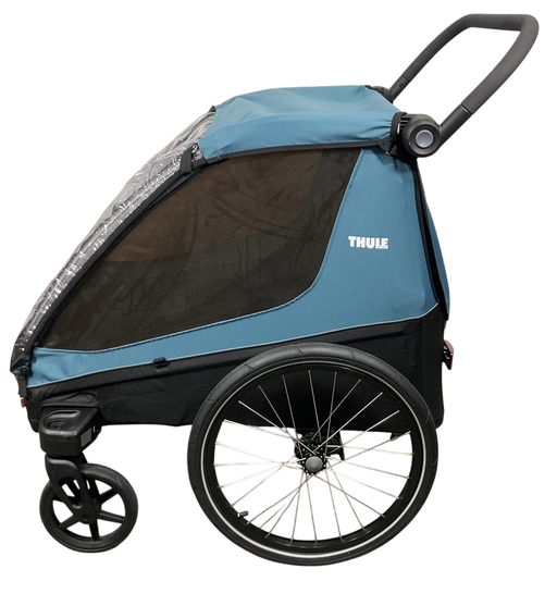 Shop Thule Courier Bike Convertible Trailer, 2022, Aegean Blue at GoodBuy Gear