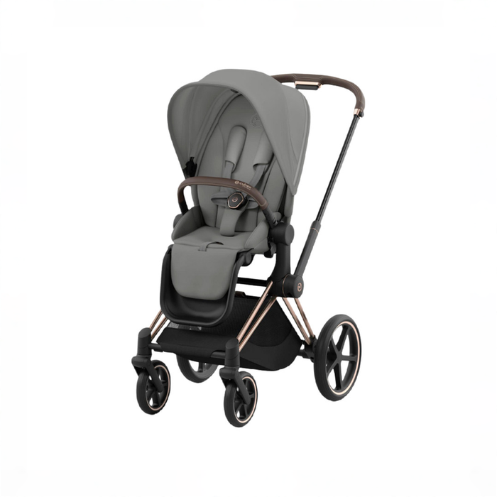 Shop Cybex Priam4 Stroller, 2024, Mirage Grey, Rosegold at GoodBuy Gear