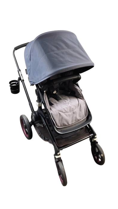 Shop Bugaboo Fox Stroller, 2017, Black, Stormy Blue, Stormy Blue at GoodBuy Gear