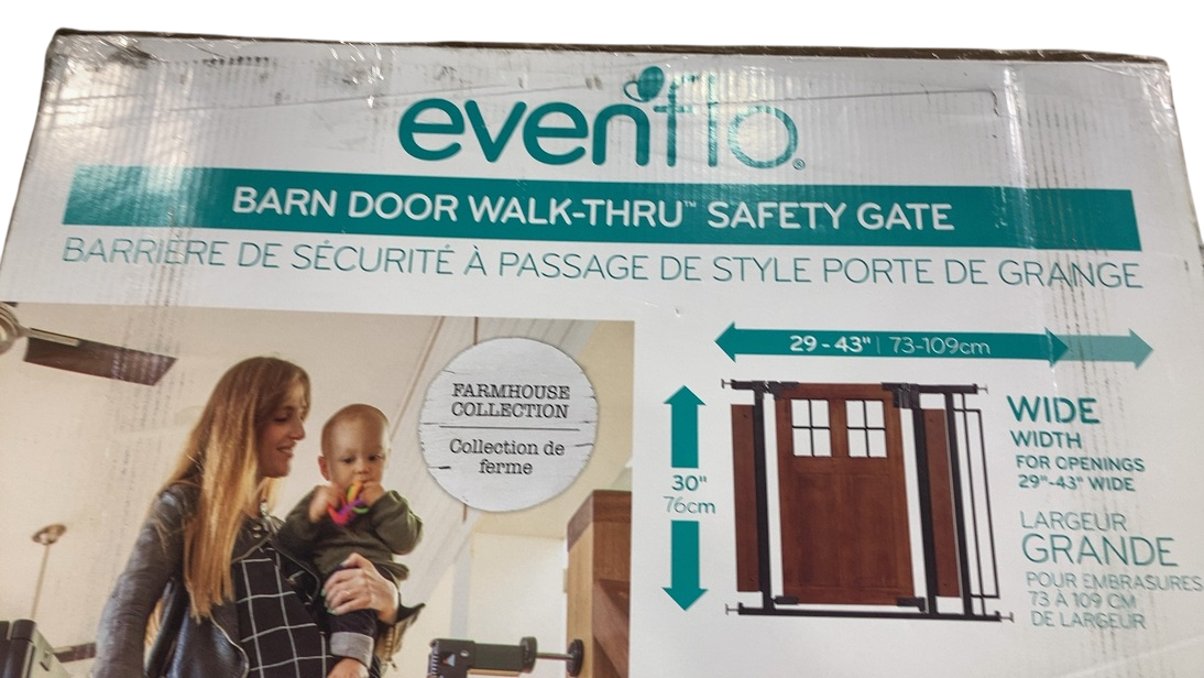 Evenflo Barn Door Walk-Thru Baby Gate