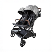 Shop Strolee V2 Double Stroller, 2025, Shadow at GoodBuy Gear