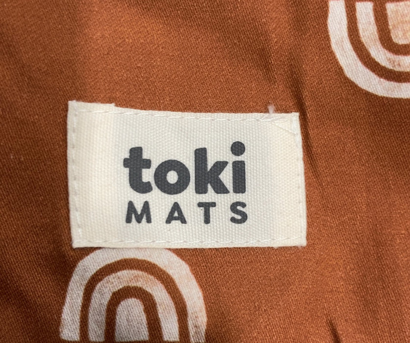 Toki Kids Mega Mat Cover 55"x55", Rainbow Rust