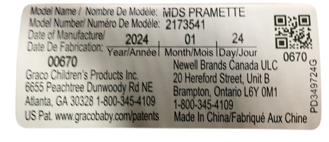 Shop Graco Modes Pramette Stroller, 2024, Pierce Fashion at GoodBuy Gear