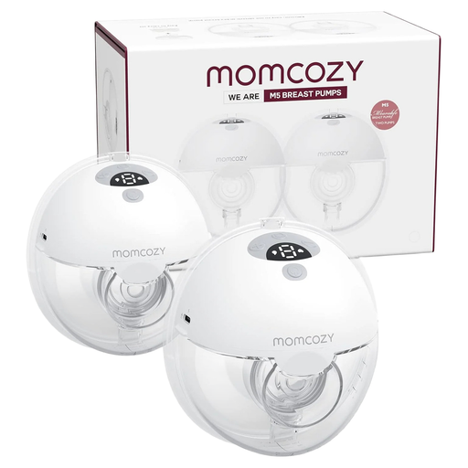Shop Momcozy All-in-one M5 Double Wearable Breast Pump, Quill Grey at GoodBuy Gear