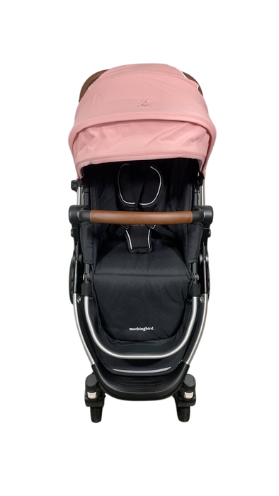 Shop Mockingbird Single 2.0 Stroller, Bloom, Windowpane, Silver With Penny Leather, 2024 at GoodBuy Gear