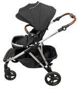 Shop Mockingbird Single to Double 2.0 Stroller, 2024, Black, Silver With Penny Leather, Windowpane at GoodBuy Gear