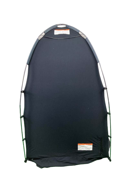 secondhand SlumberPod 3.0 Sleep Canopy, Black with Gray Accents