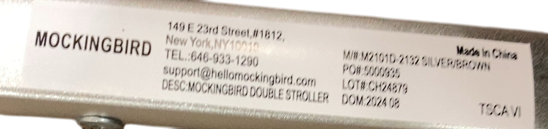 Shop Mockingbird Single to Double 2.0 Stroller, 2024, Silver With Penny Leather, Sky, Watercolor Drops at GoodBuy Gear