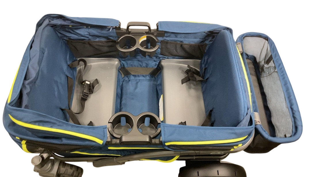 Shop Gladly Family Anthem4 Classic 4 Seater All Terrain Wagon Stroller, Neon Indigo at GoodBuy Gear