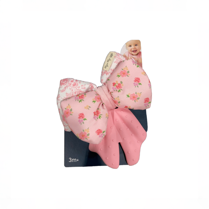 Shop Itzy Ritzy Crinkle Bow Teether, Pink at GoodBuy Gear