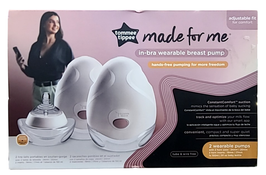 Shop Tommee Tippee Made For Me Wearable Breast Pump, Double, White at GoodBuy Gear