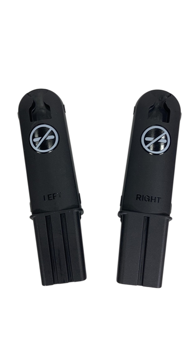 Shop Bugaboo Kangaroo Single To Double Stroller, 2024, Black, Midnight Black, Misty White at GoodBuy Gear