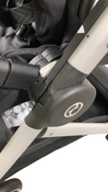 Shop Cybex e-Gazelle S Stroller, 2024, Moon Black, Silver at GoodBuy Gear