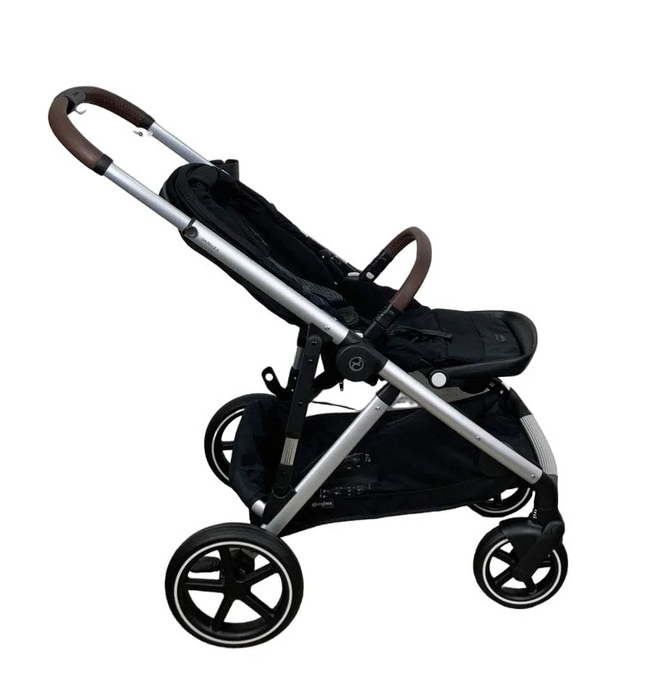Cybex Gazelle S Modular Stroller, Moon Black, Silver Frame, 2025