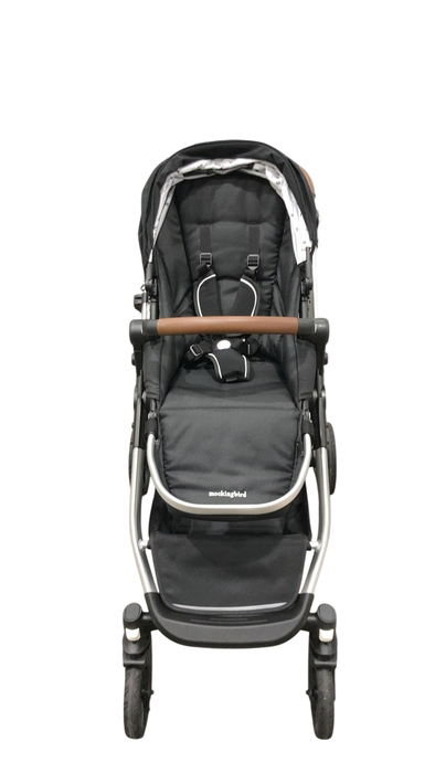 Shop Mockingbird Single to Double 2.0 Stroller, Black, Watercolor Drops, Silver With Penny Leather, 2025 at GoodBuy Gear