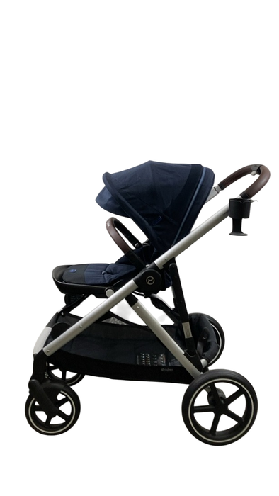 Shop Cybex Gazelle S Modular Stroller, 2022, Ocean Blue, Silver Frame at GoodBuy Gear