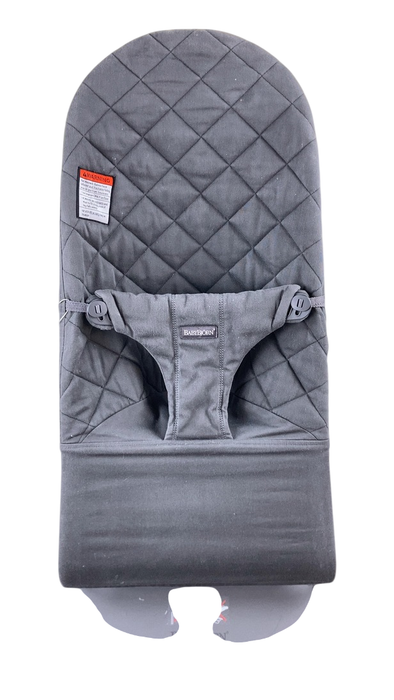Shop BabyBjorn Bouncer Bliss, Anthracite Cotton Classic Quilt, Dark Gray Frame at GoodBuy Gear