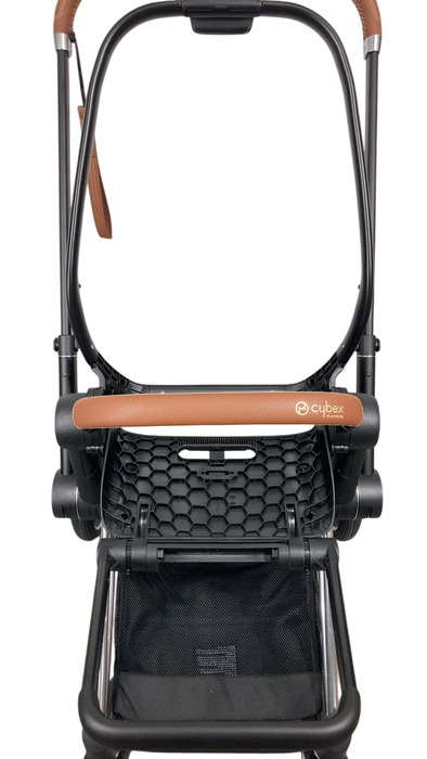 Shop Cybex PRIAM Stroller Frame And Seat, 2019, Chrome/Brown at GoodBuy Gear
