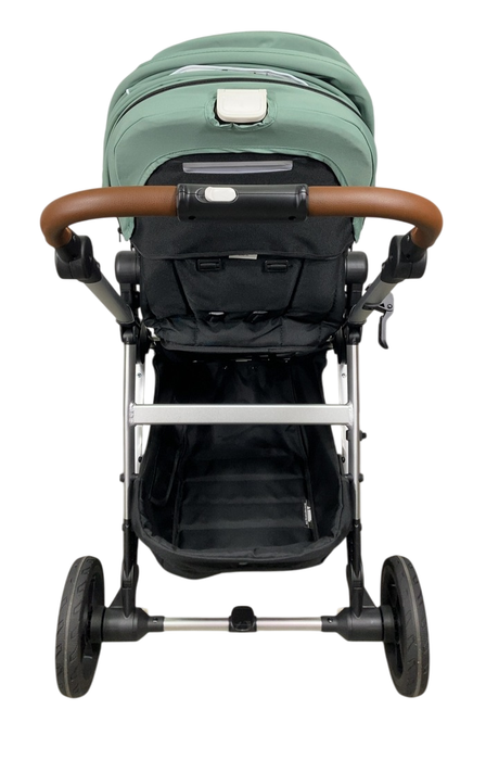 Shop Mockingbird Single to Double 2.0 Stroller, 2024, Sage, Silver With Penny Leather, Watercolor Drops at GoodBuy Gear