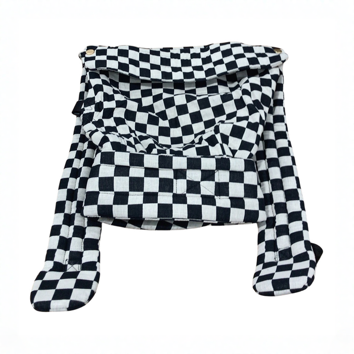 Shop Mabē The Monarch Carrier, Ebony Check at GoodBuy Gear